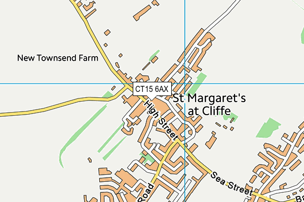CT15 6AX map - OS VectorMap District (Ordnance Survey) CT15 6AX map - OS VectorMap District (Ordnance Survey)