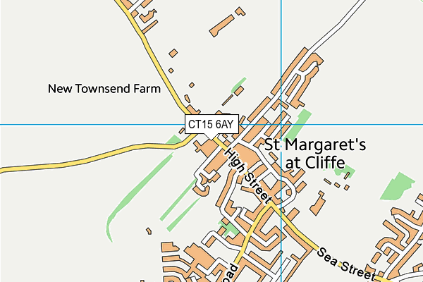 CT15 6AY map - OS VectorMap District (Ordnance Survey) CT15 6AY map - OS VectorMap District (Ordnance Survey)