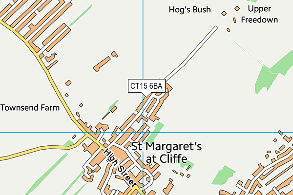 CT15 6BA map - OS VectorMap District (Ordnance Survey) CT15 6BA map - OS VectorMap District (Ordnance Survey)