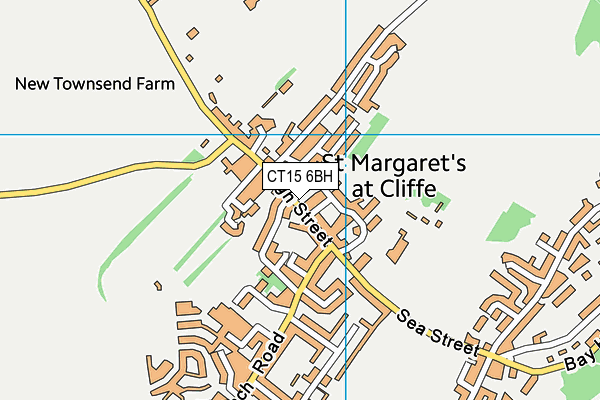 CT15 6BH map - OS VectorMap District (Ordnance Survey) CT15 6BH map - OS VectorMap District (Ordnance Survey)