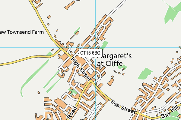 CT15 6BQ map - OS VectorMap District (Ordnance Survey) CT15 6BQ map - OS VectorMap District (Ordnance Survey)