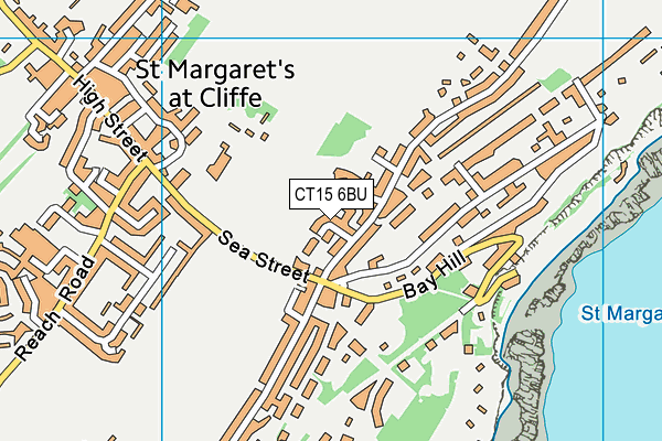CT15 6BU map - OS VectorMap District (Ordnance Survey) CT15 6BU map - OS VectorMap District (Ordnance Survey)