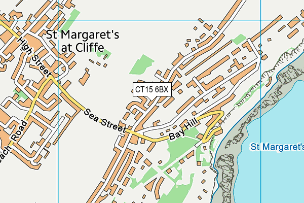 CT15 6BX map - OS VectorMap District (Ordnance Survey) CT15 6BX map - OS VectorMap District (Ordnance Survey)