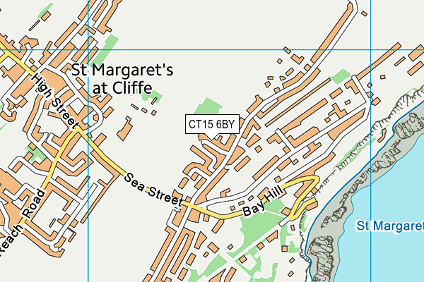 CT15 6BY map - OS VectorMap District (Ordnance Survey) CT15 6BY map - OS VectorMap District (Ordnance Survey)