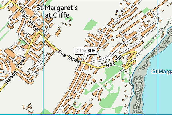 CT15 6DH map - OS VectorMap District (Ordnance Survey) CT15 6DH map - OS VectorMap District (Ordnance Survey)