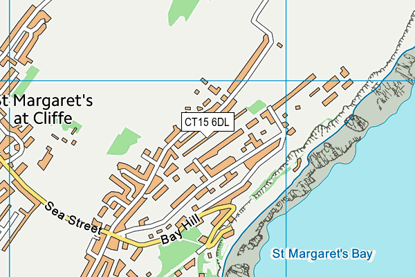 CT15 6DL map - OS VectorMap District (Ordnance Survey) CT15 6DL map - OS VectorMap District (Ordnance Survey)