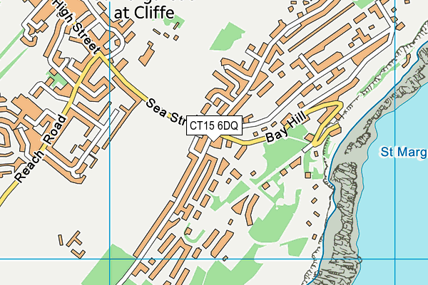 CT15 6DQ map - OS VectorMap District (Ordnance Survey) CT15 6DQ map - OS VectorMap District (Ordnance Survey)