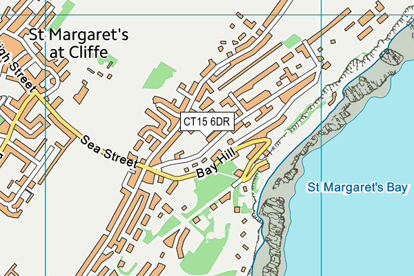 CT15 6DR map - OS VectorMap District (Ordnance Survey) CT15 6DR map - OS VectorMap District (Ordnance Survey)