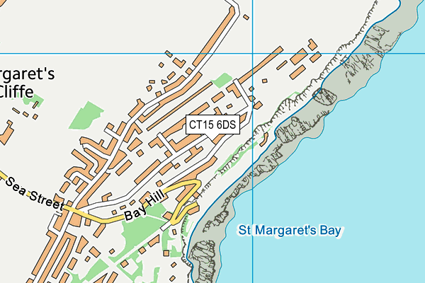 CT15 6DS map - OS VectorMap District (Ordnance Survey) CT15 6DS map - OS VectorMap District (Ordnance Survey)