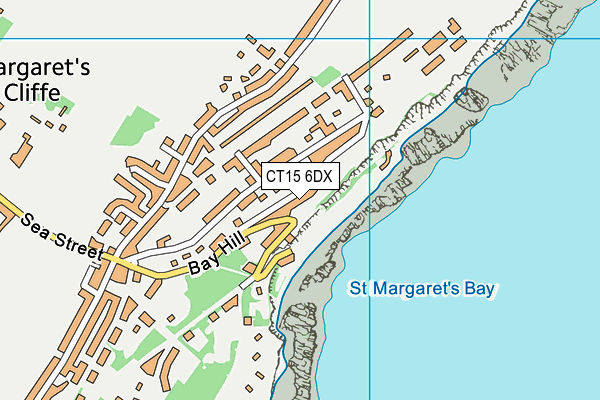 CT15 6DX map - OS VectorMap District (Ordnance Survey) CT15 6DX map - OS VectorMap District (Ordnance Survey)