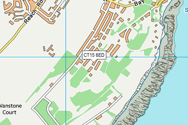 CT15 6ED map - OS VectorMap District (Ordnance Survey) CT15 6ED map - OS VectorMap District (Ordnance Survey)