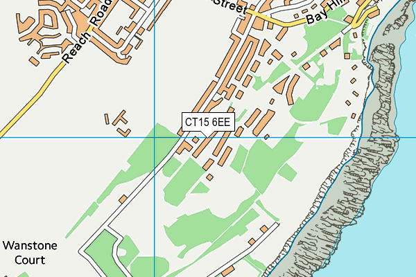 CT15 6EE map - OS VectorMap District (Ordnance Survey) CT15 6EE map - OS VectorMap District (Ordnance Survey)