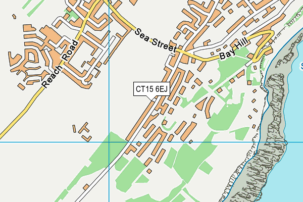 CT15 6EJ map - OS VectorMap District (Ordnance Survey) CT15 6EJ map - OS VectorMap District (Ordnance Survey)