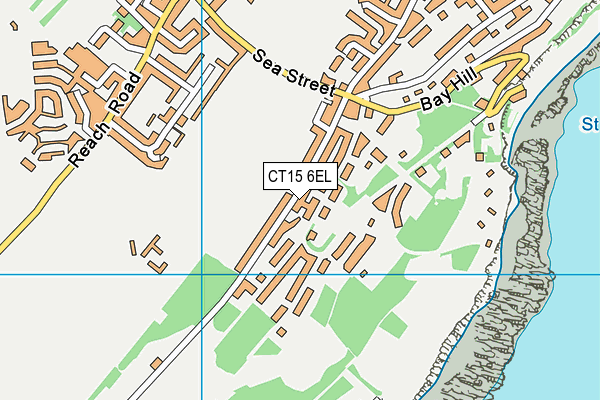 CT15 6EL map - OS VectorMap District (Ordnance Survey) CT15 6EL map - OS VectorMap District (Ordnance Survey)