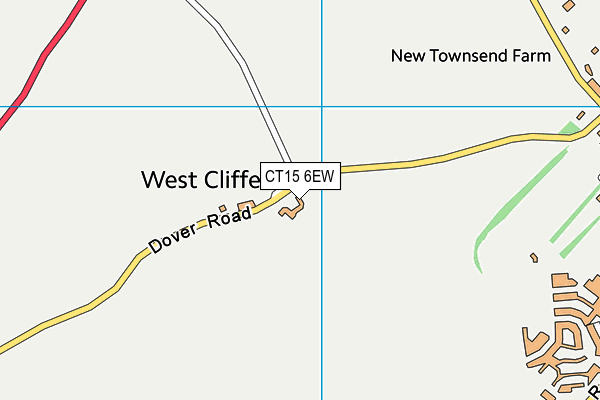 CT15 6EW map - OS VectorMap District (Ordnance Survey) CT15 6EW map - OS VectorMap District (Ordnance Survey)
