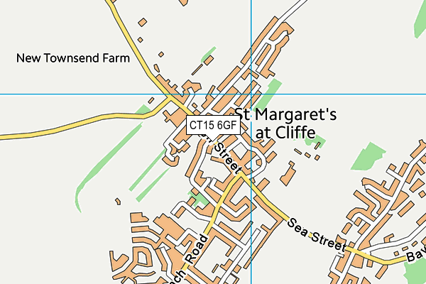 CT15 6GF map - OS VectorMap District (Ordnance Survey) CT15 6GF map - OS VectorMap District (Ordnance Survey)