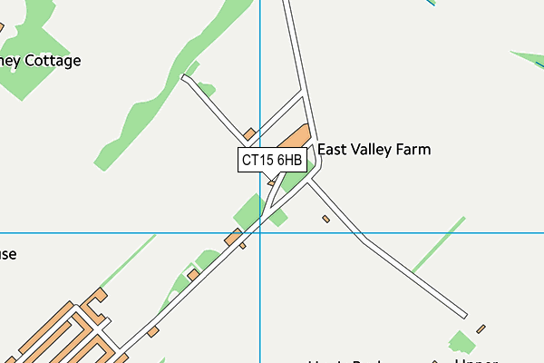 CT15 6HB map - OS VectorMap District (Ordnance Survey) CT15 6HB map - OS VectorMap District (Ordnance Survey)