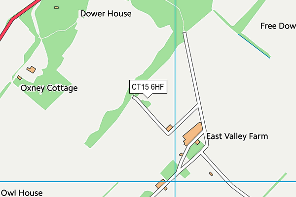 CT15 6HF map - OS VectorMap District (Ordnance Survey) CT15 6HF map - OS VectorMap District (Ordnance Survey)
