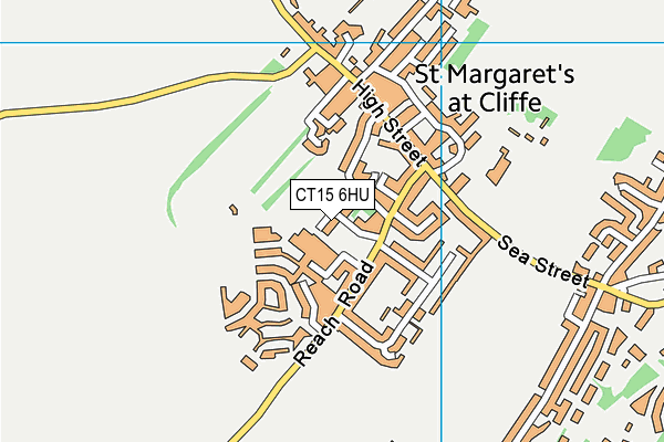 CT15 6HU map - OS VectorMap District (Ordnance Survey) CT15 6HU map - OS VectorMap District (Ordnance Survey)