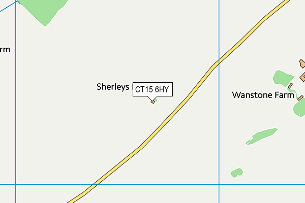 CT15 6HY map - OS VectorMap District (Ordnance Survey) CT15 6HY map - OS VectorMap District (Ordnance Survey)
