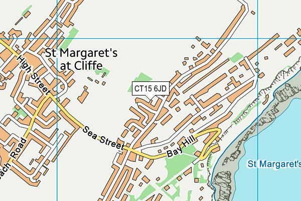 CT15 6JD map - OS VectorMap District (Ordnance Survey) CT15 6JD map - OS VectorMap District (Ordnance Survey)