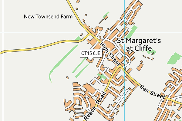 CT15 6JE map - OS VectorMap District (Ordnance Survey) CT15 6JE map - OS VectorMap District (Ordnance Survey)