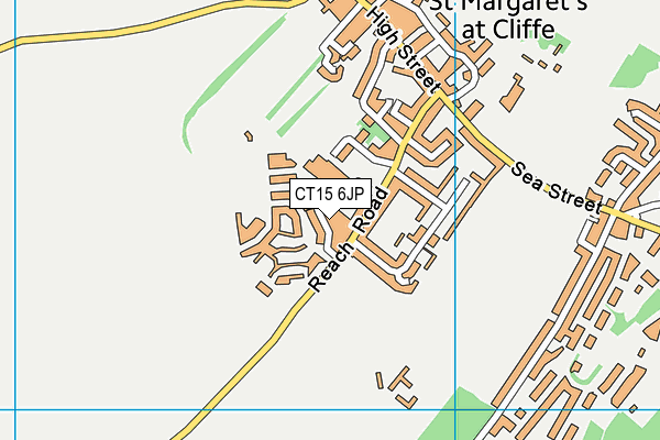 CT15 6JP map - OS VectorMap District (Ordnance Survey) CT15 6JP map - OS VectorMap District (Ordnance Survey)