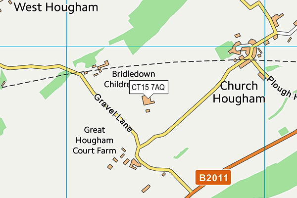 CT15 7AQ map - OS VectorMap District (Ordnance Survey) CT15 7AQ map - OS VectorMap District (Ordnance Survey)