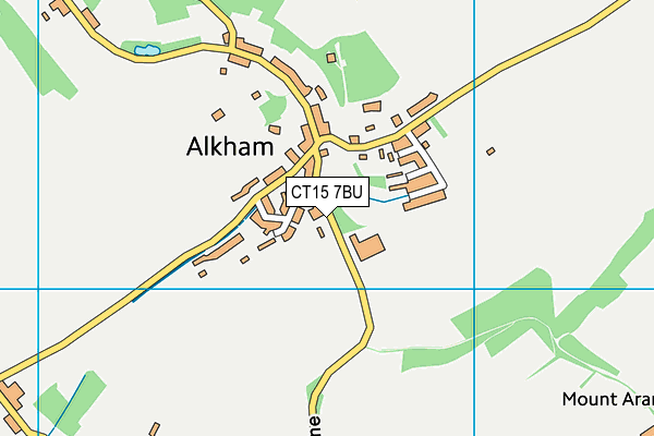 CT15 7BU map - OS VectorMap District (Ordnance Survey) CT15 7BU map - OS VectorMap District (Ordnance Survey)