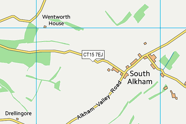CT15 7EJ map - OS VectorMap District (Ordnance Survey) CT15 7EJ map - OS VectorMap District (Ordnance Survey)