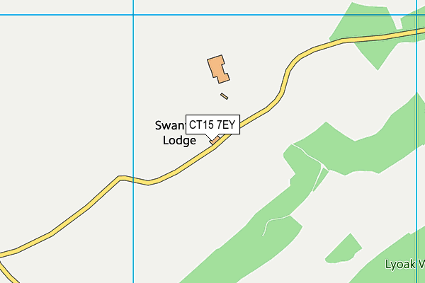 CT15 7EY map - OS VectorMap District (Ordnance Survey) CT15 7EY map - OS VectorMap District (Ordnance Survey)
