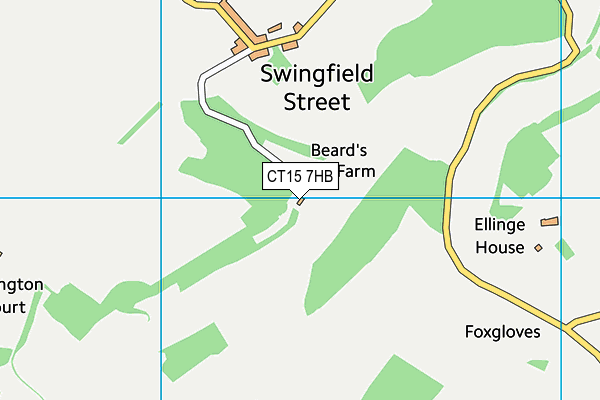CT15 7HB map - OS VectorMap District (Ordnance Survey) CT15 7HB map - OS VectorMap District (Ordnance Survey)