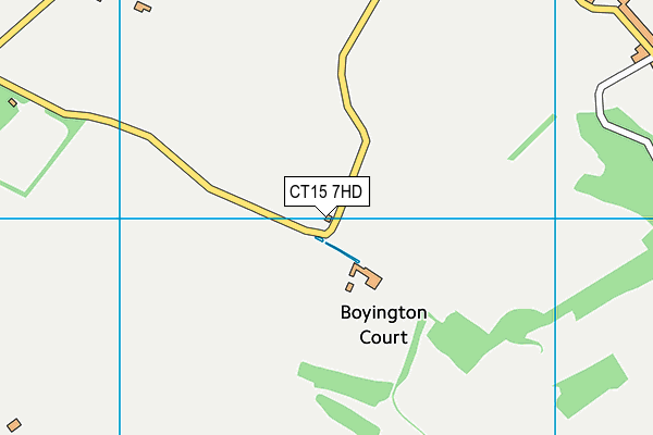 CT15 7HD map - OS VectorMap District (Ordnance Survey) CT15 7HD map - OS VectorMap District (Ordnance Survey)