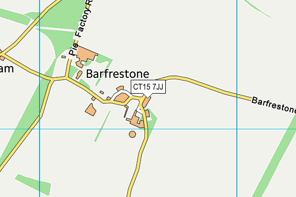 CT15 7JJ map - OS VectorMap District (Ordnance Survey) CT15 7JJ map - OS VectorMap District (Ordnance Survey)