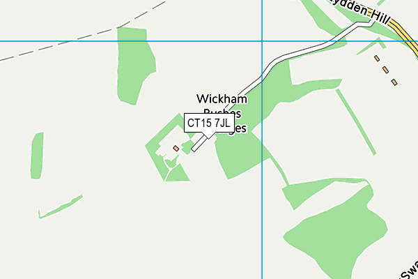 CT15 7JL map - OS VectorMap District (Ordnance Survey) CT15 7JL map - OS VectorMap District (Ordnance Survey)