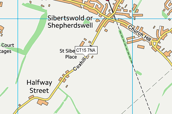 CT15 7NA map - OS VectorMap District (Ordnance Survey) CT15 7NA map - OS VectorMap District (Ordnance Survey)