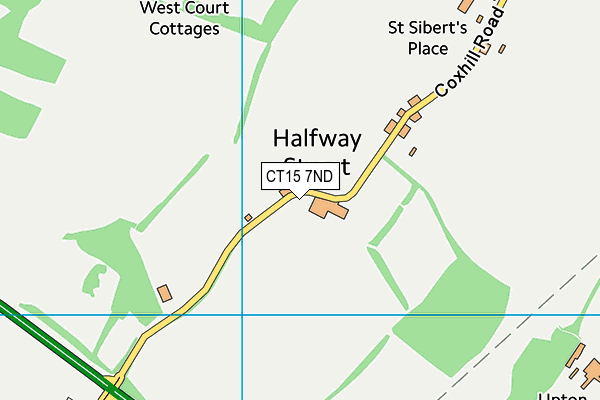 CT15 7ND map - OS VectorMap District (Ordnance Survey) CT15 7ND map - OS VectorMap District (Ordnance Survey)