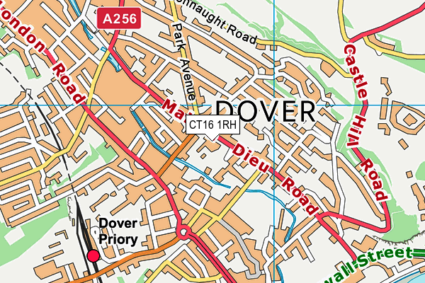 CT16 1RH map - OS VectorMap District (Ordnance Survey) CT16 1RH map - OS VectorMap District (Ordnance Survey)