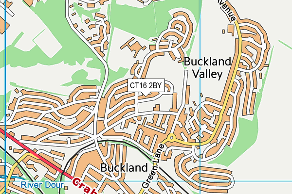 CT16 2BY map - OS VectorMap District (Ordnance Survey) CT16 2BY map - OS VectorMap District (Ordnance Survey)
