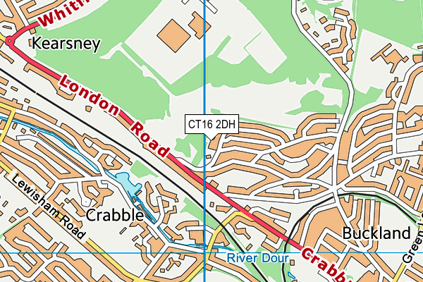 CT16 2DH map - OS VectorMap District (Ordnance Survey) CT16 2DH map - OS VectorMap District (Ordnance Survey)