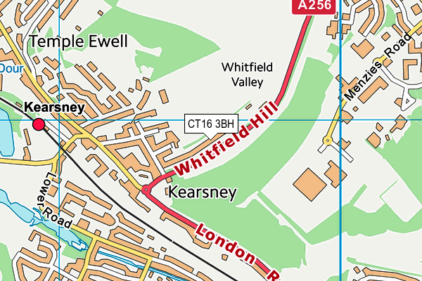 CT16 3BH map - OS VectorMap District (Ordnance Survey) CT16 3BH map - OS VectorMap District (Ordnance Survey)