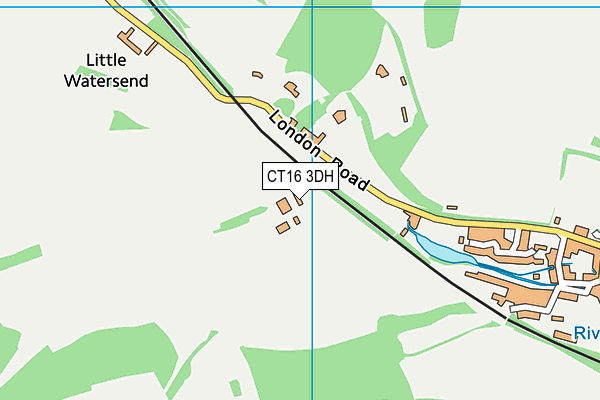 CT16 3DH map - OS VectorMap District (Ordnance Survey) CT16 3DH map - OS VectorMap District (Ordnance Survey)