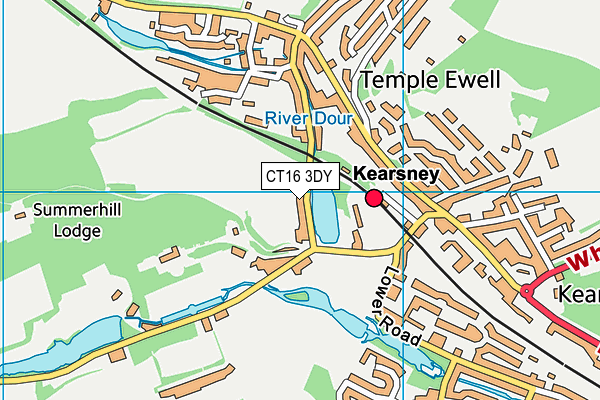 CT16 3DY map - OS VectorMap District (Ordnance Survey) CT16 3DY map - OS VectorMap District (Ordnance Survey)