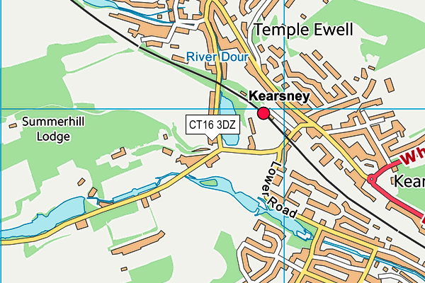 CT16 3DZ map - OS VectorMap District (Ordnance Survey) CT16 3DZ map - OS VectorMap District (Ordnance Survey)