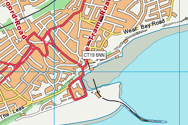 CT19 6NN map - OS VectorMap District (Ordnance Survey) CT19 6NN map - OS VectorMap District (Ordnance Survey)