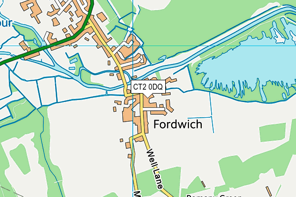 CT2 0DQ map - OS VectorMap District (Ordnance Survey) CT2 0DQ map - OS VectorMap District (Ordnance Survey)
