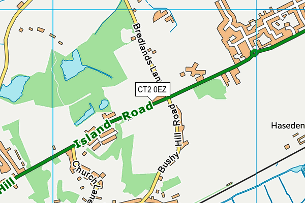 CT2 0EZ map - OS VectorMap District (Ordnance Survey) CT2 0EZ map - OS VectorMap District (Ordnance Survey)