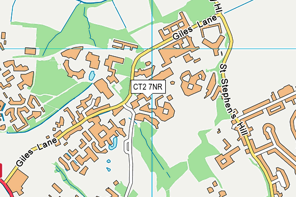 CT2 7NR map - OS VectorMap District (Ordnance Survey) CT2 7NR map - OS VectorMap District (Ordnance Survey)