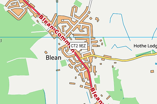 CT2 9EZ map - OS VectorMap District (Ordnance Survey) CT2 9EZ map - OS VectorMap District (Ordnance Survey)