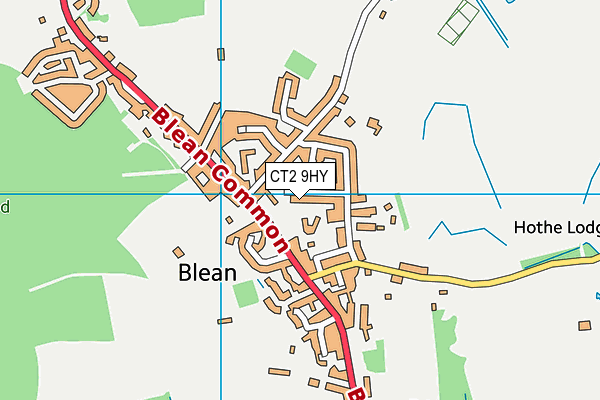 CT2 9HY map - OS VectorMap District (Ordnance Survey) CT2 9HY map - OS VectorMap District (Ordnance Survey)
